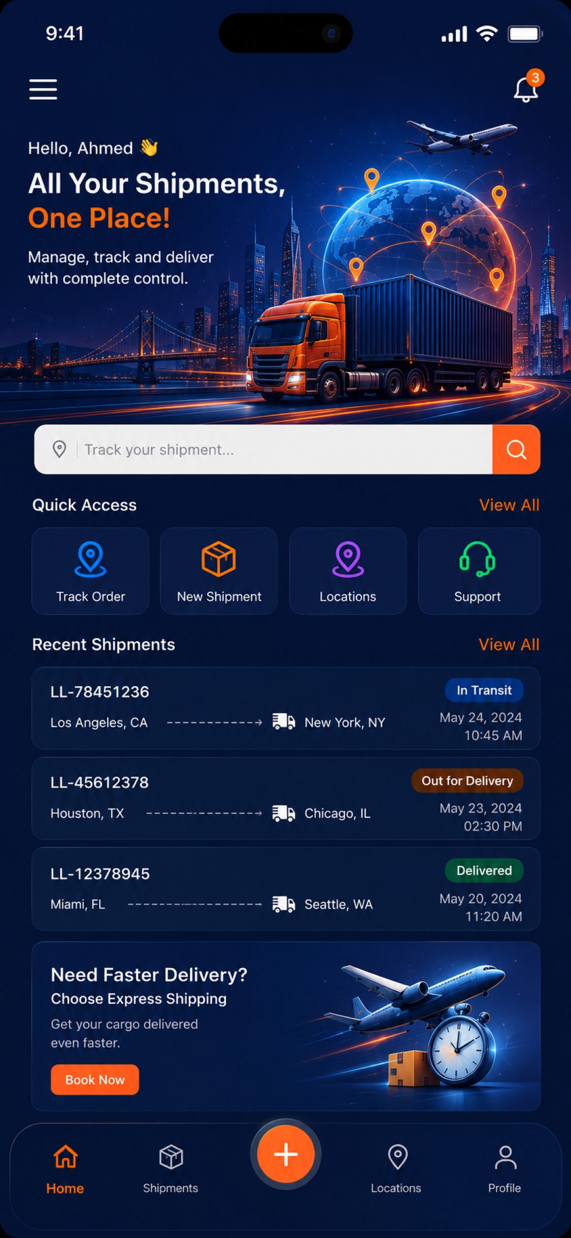 Logi-Link app – All your shipments