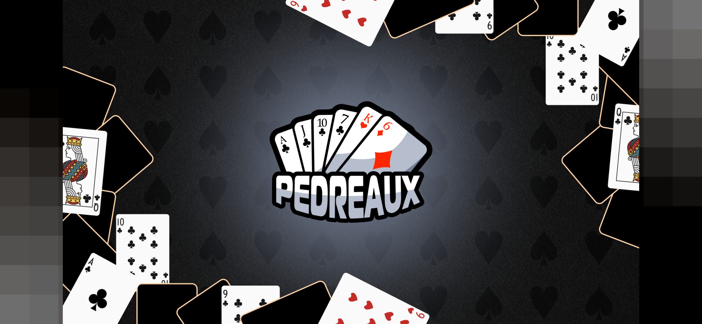 Pedreaux game – Splash screen