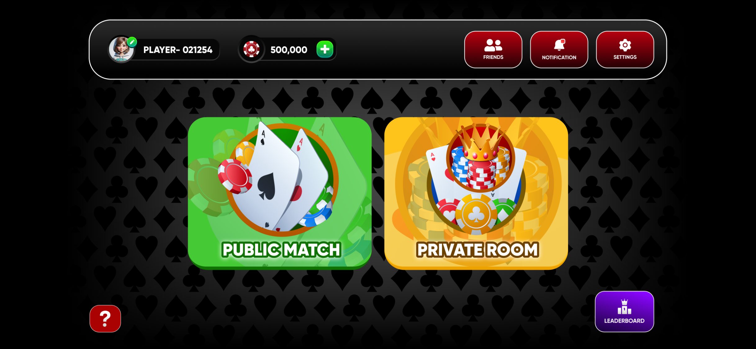 Pedreaux game – Public match or private room